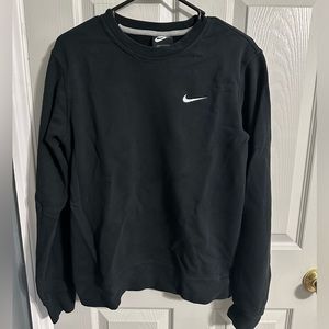 black nike crewneck